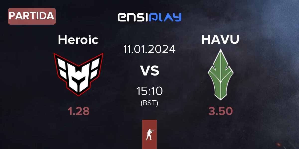 Partida Heroic vs HAVU Gaming HAVU | 11.01