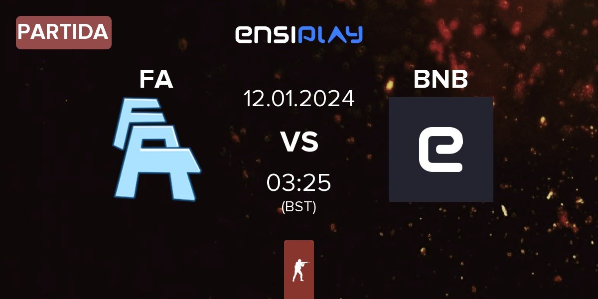 Partida FLUFFY AIMERS FA vs Bad News Bricks BNB | 12.01