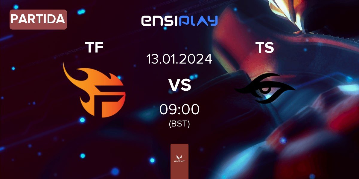 Partida Team Flash TF vs Team Secret TS | 13.01