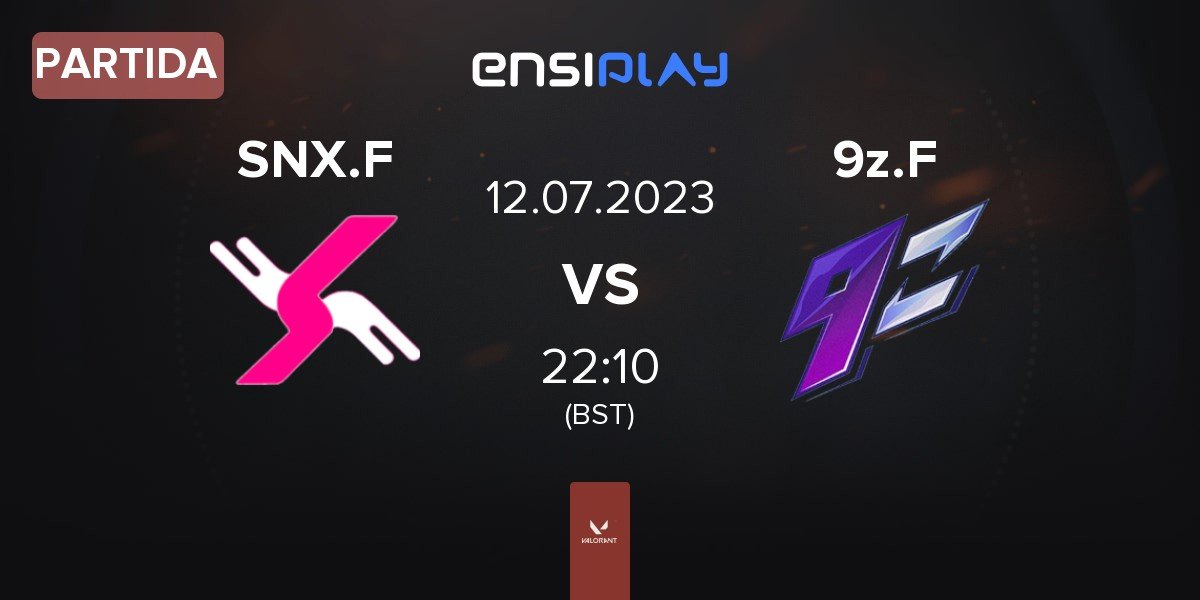 Partida SunXet Fem SNX.F vs 9z Team Female 9z.F | 12.07