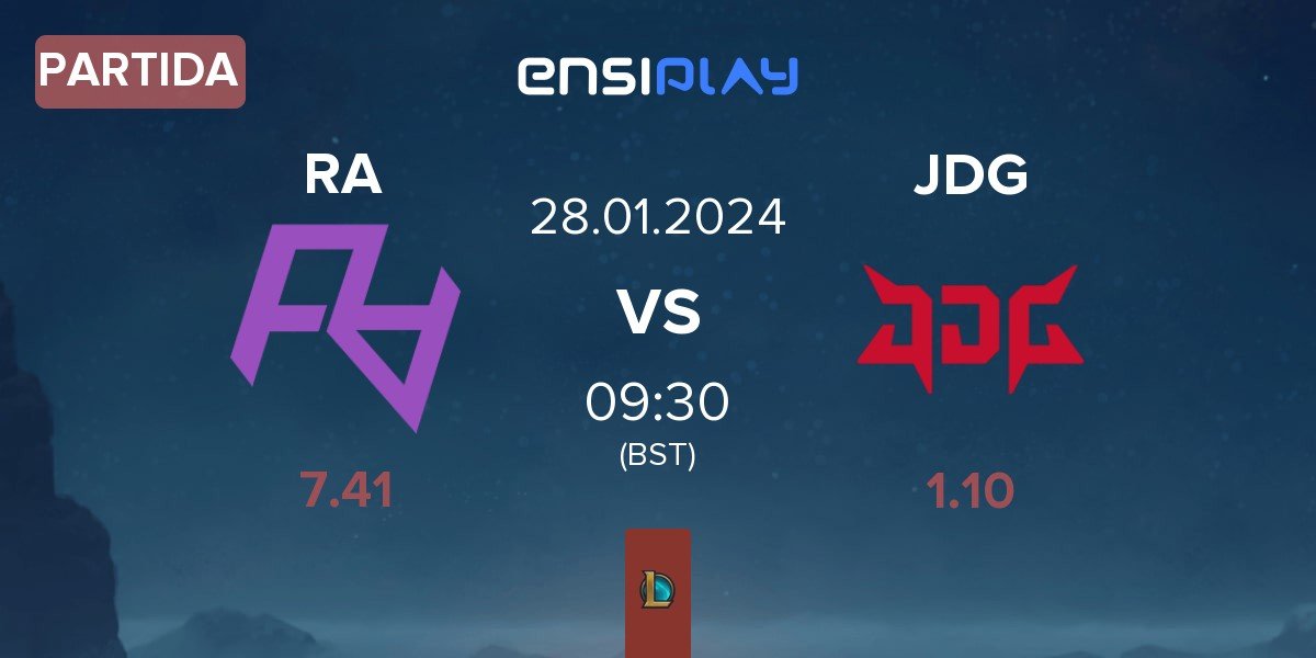 Partida Rare Atom RA vs JD Gaming JDG | 28.01