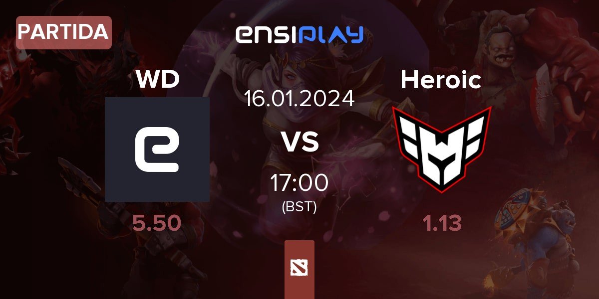 Partida White Dragons WD vs Heroic | 16.01