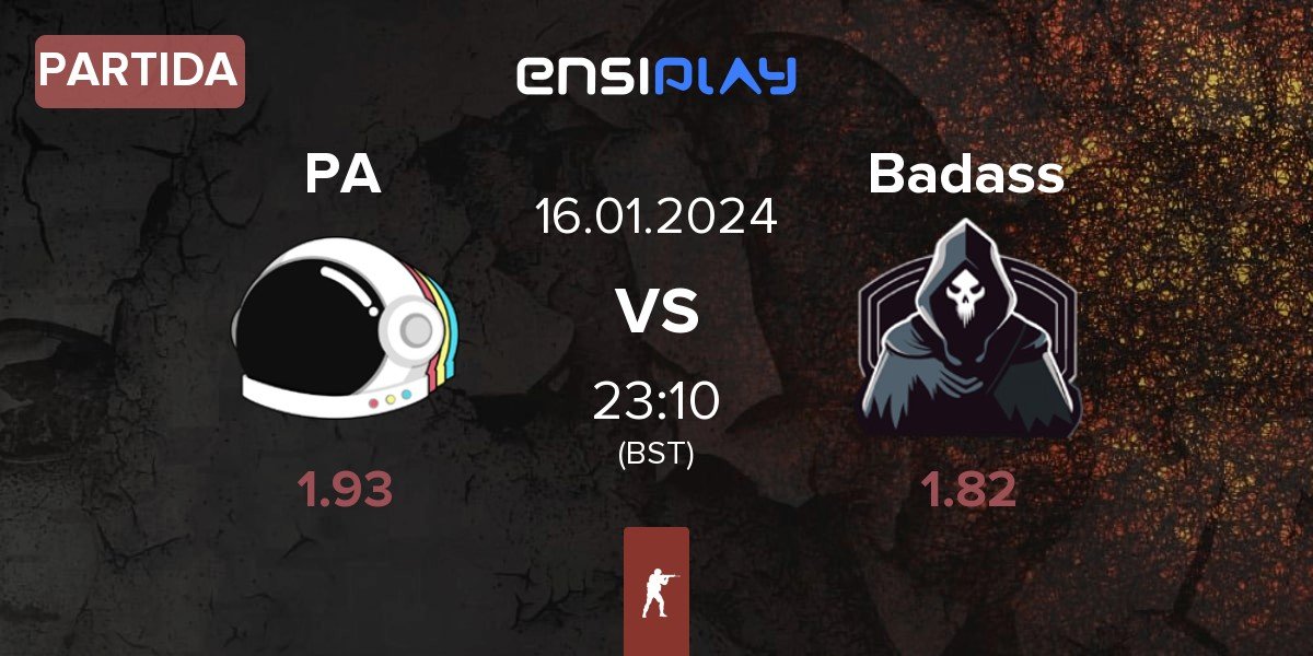 Partida Party Astronauts PA vs Badass | 16.01