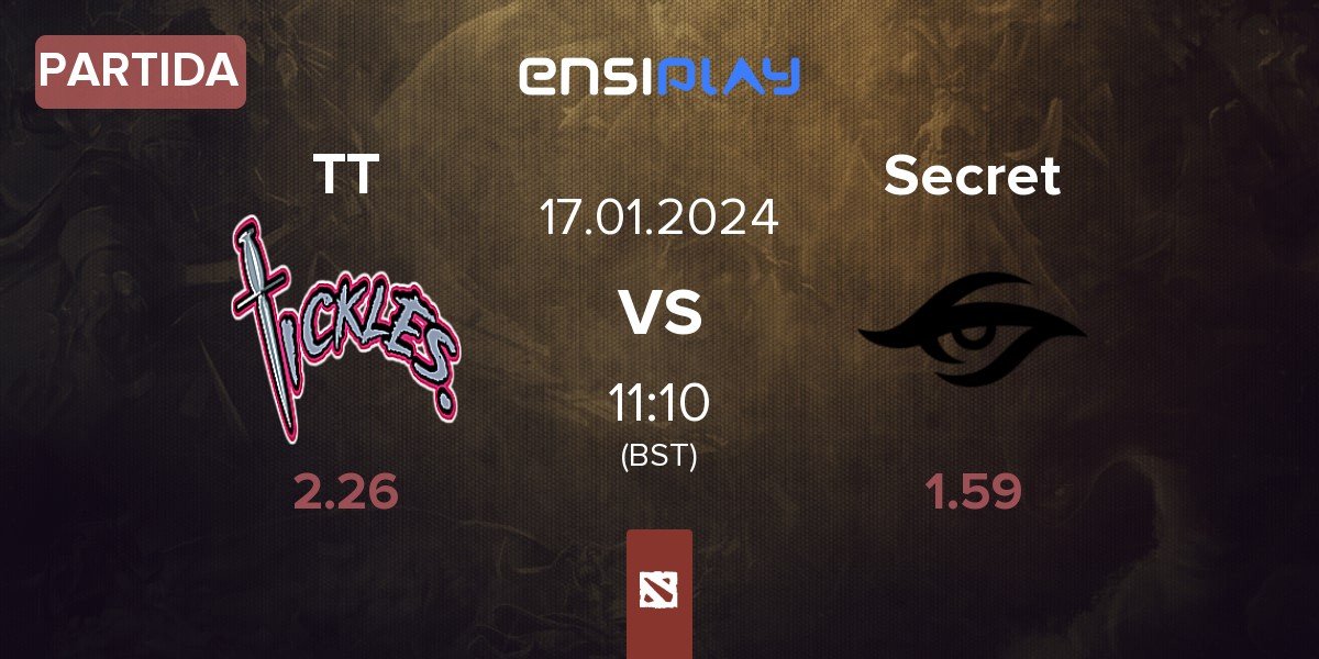 Partida Team Tickles TT vs Team Secret Secret | 17.01