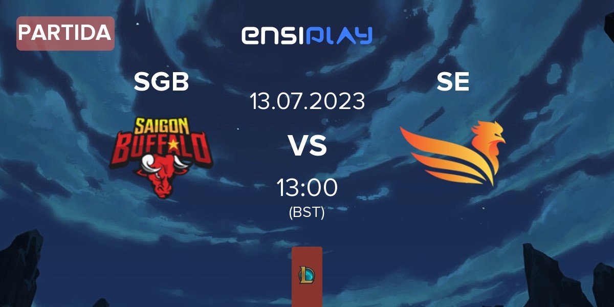 Partida Saigon Buffalo SGB vs SBTC Esports SE | 02.08