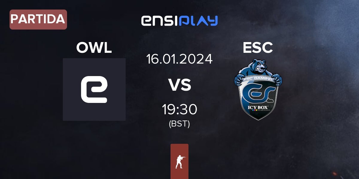 Partida OWL vs ESC Gaming ESC | 16.01