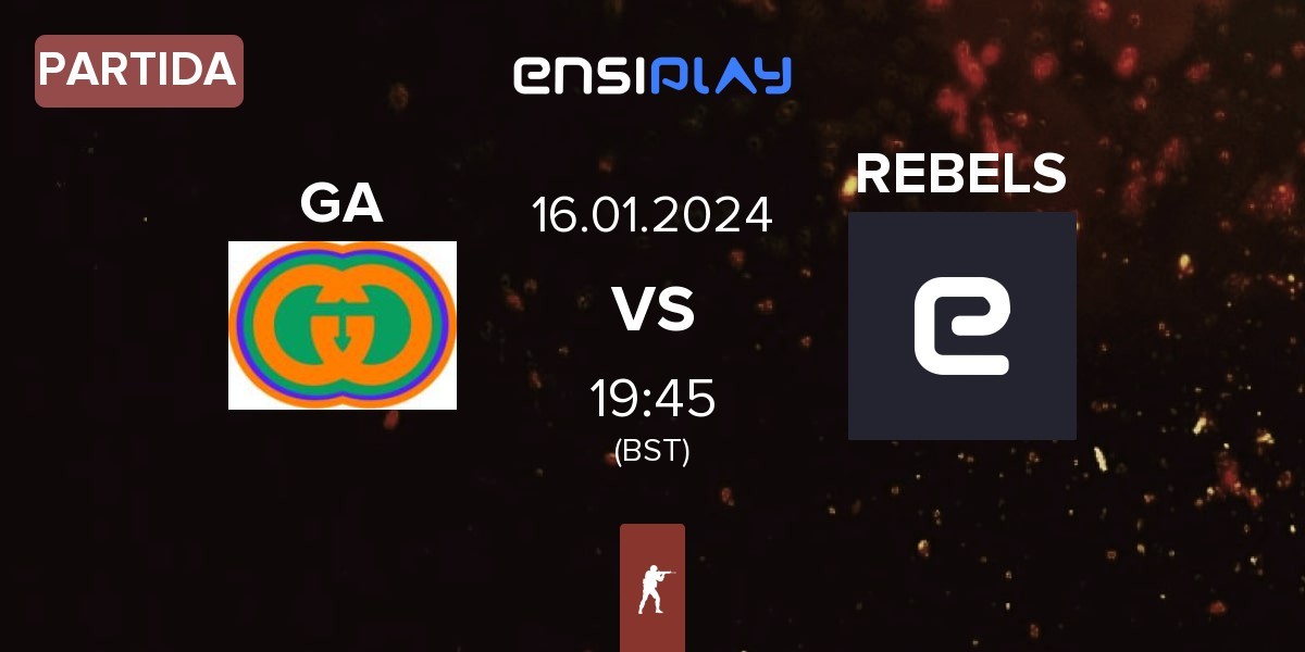 Partida Gucci Academy GA vs Rebels Gaming REBELS | 16.01