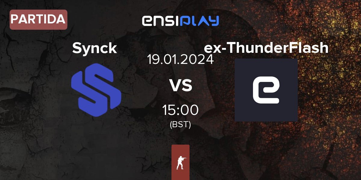 Partida Synck Esports Synck vs ex-ThunderFlash | 19.01