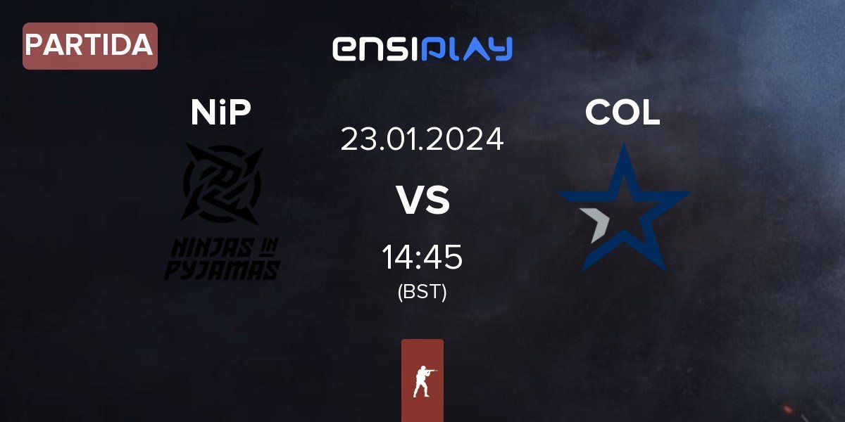 Partida Ninjas in Pyjamas NiP vs Complexity Gaming COL | 23.01