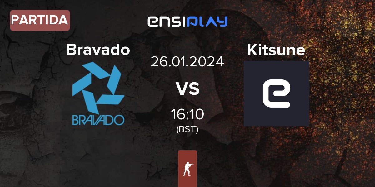 Partida Bravado vs Kitsune eSports Kitsune | 26.01