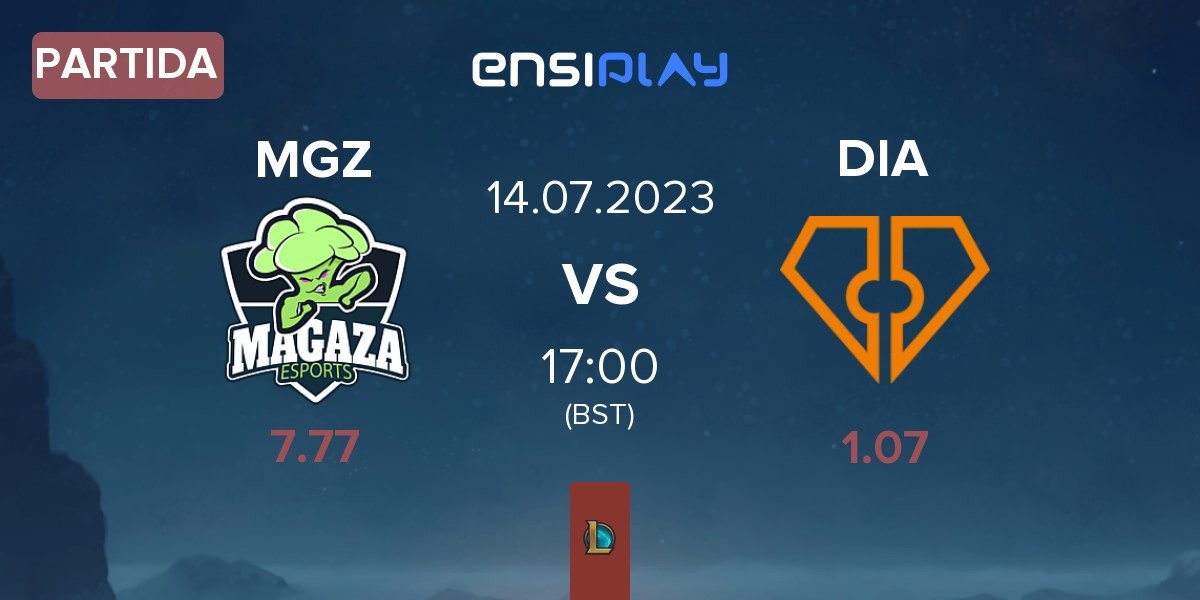 Partida MAGAZA MGZ vs Diamant Esports DIA | 14.07