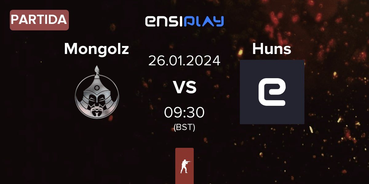 Partida The Mongolz Mongolz vs The Huns Huns | 26.01