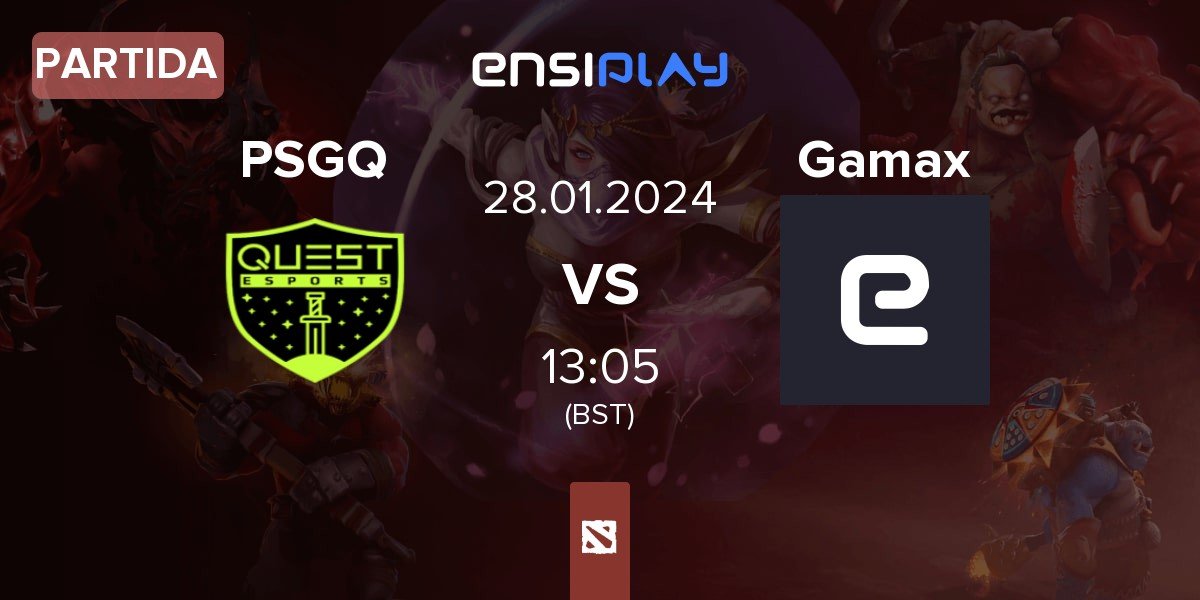 Partida PSG.Quest PSGQ vs Gamax Esports Gamax | 28.01