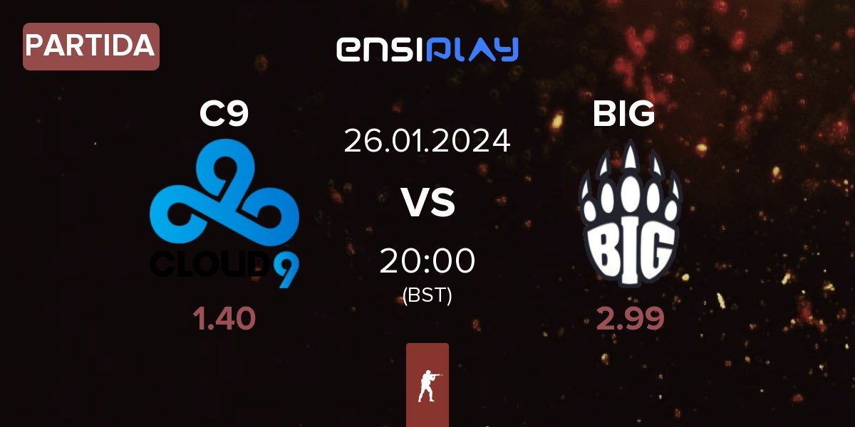 Partida Cloud9 C9 vs BIG | 26.01