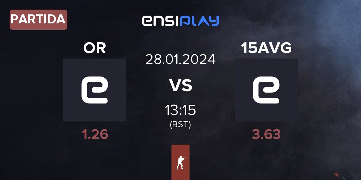 Partida Onyx Ravens OR vs 15 Average Gaming 15AVG | 28.01