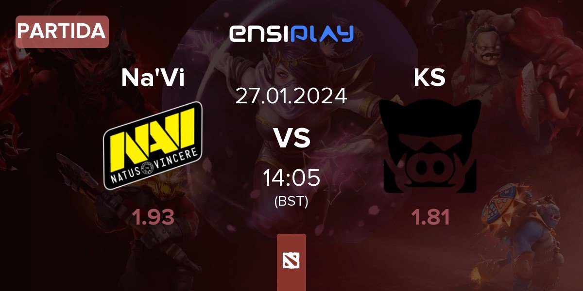 Partida Natus Vincere Na'Vi vs Klim Sani4 KS | 27.01