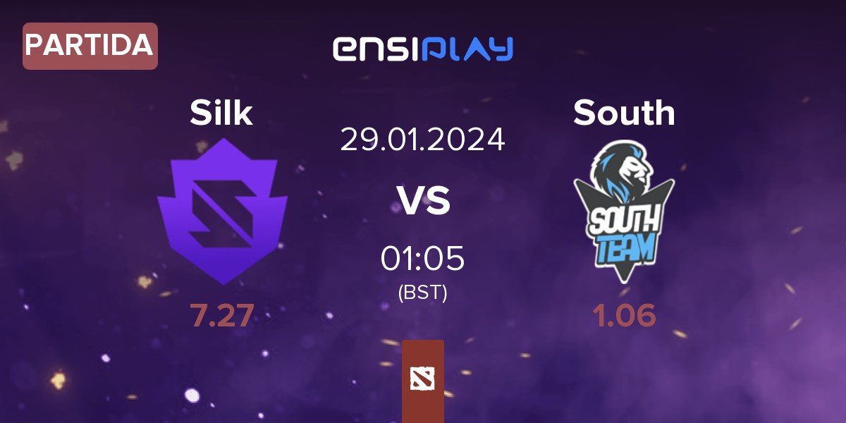 Partida Team Silk Silk vs South Team South | 29.01