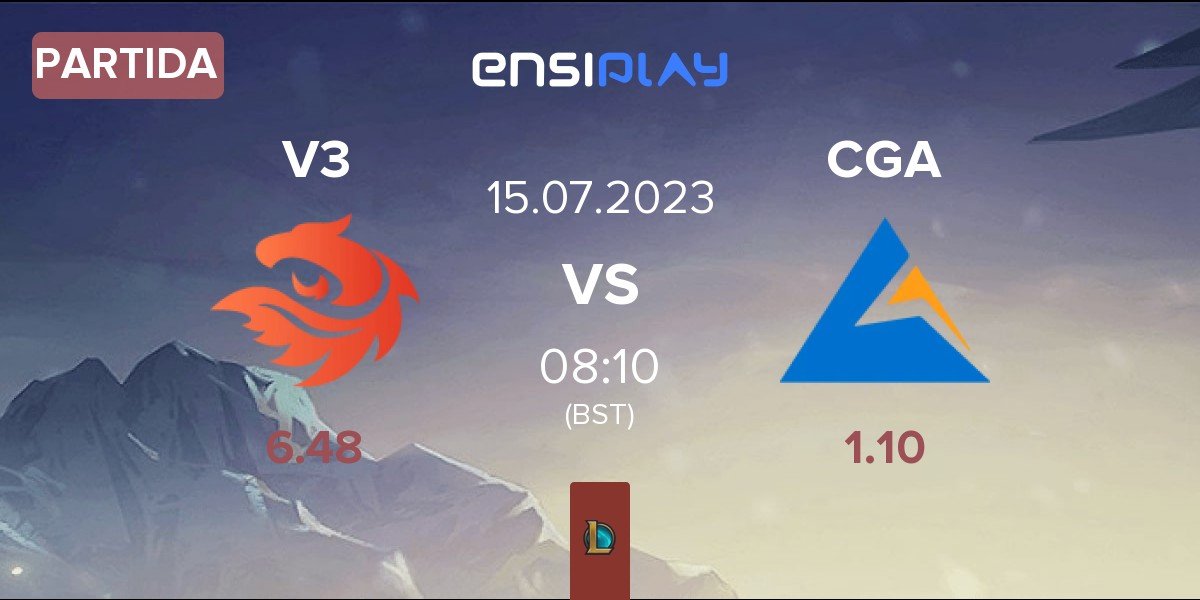 Partida V3 Esports V3 vs Crest Gaming Act CGA | 15.07