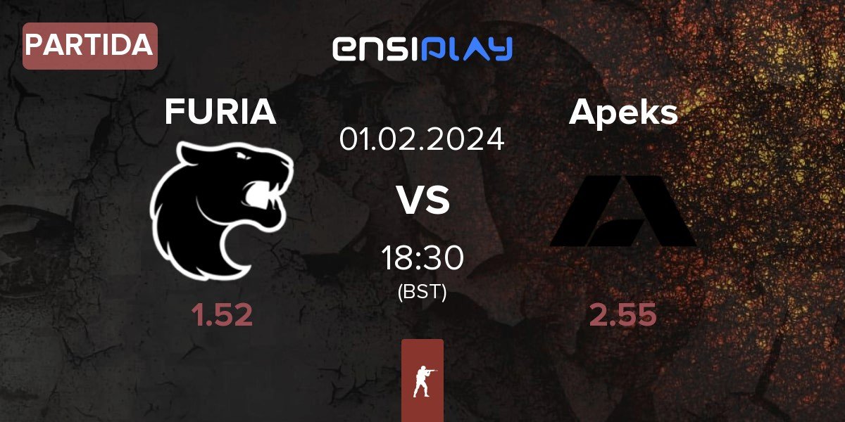 Partida FURIA Esports FURIA vs Apeks | 01.02