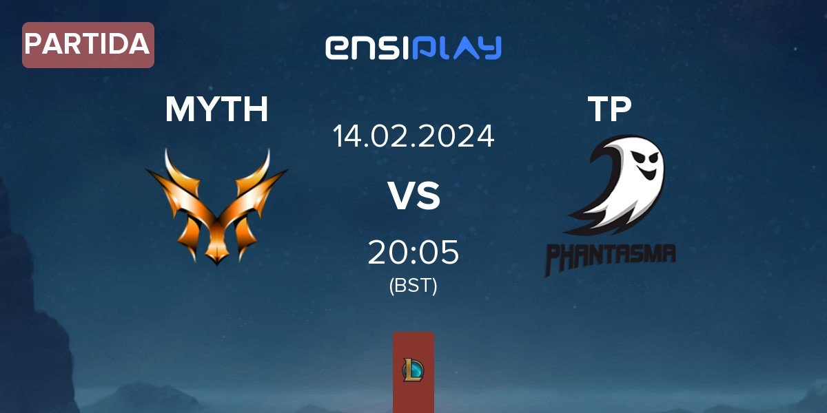 Partida Team Mythic MYTH vs Team Phantasma TP | 14.02