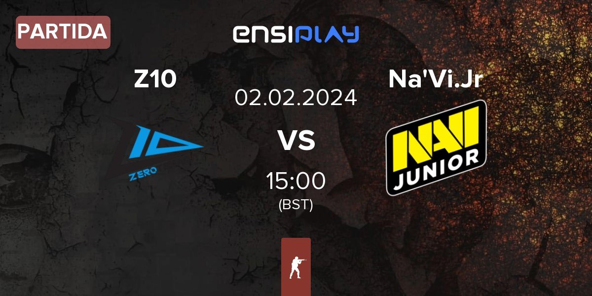 Partida Zero Tenacity Z10 vs Natus Vincere Junior Na'Vi.Jr | 02.02