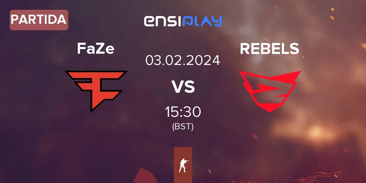 Partida FaZe Clan FaZe vs Rebels Gaming REBELS | 03.02