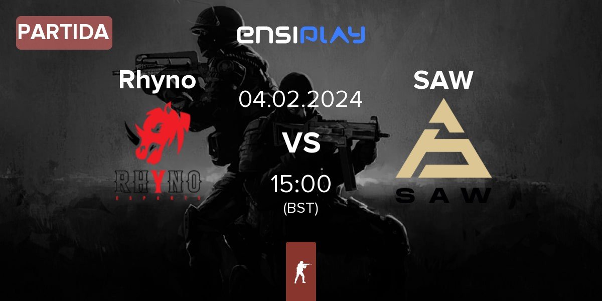 Partida Rhyno Esports Rhyno vs SAW | 04.02