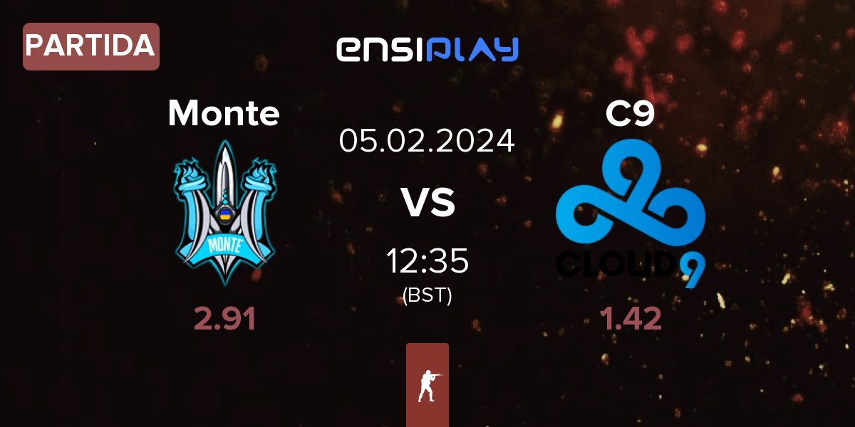 Partida Monte vs Cloud9 C9 | 05.02