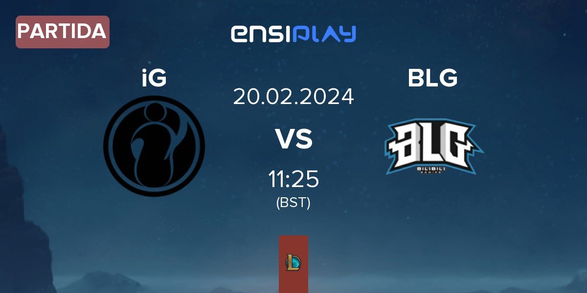 Partida Invictus Gaming iG vs Bilibili Gaming BLG | 20.02