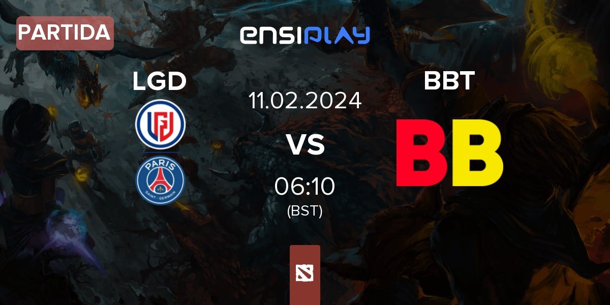 Partida LGD Gaming LGD vs BetBoom Team BBT | 11.02