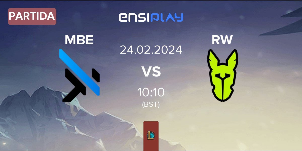 Partida MGN Box Esports MBE vs Rainbow Warriors RW | 24.02