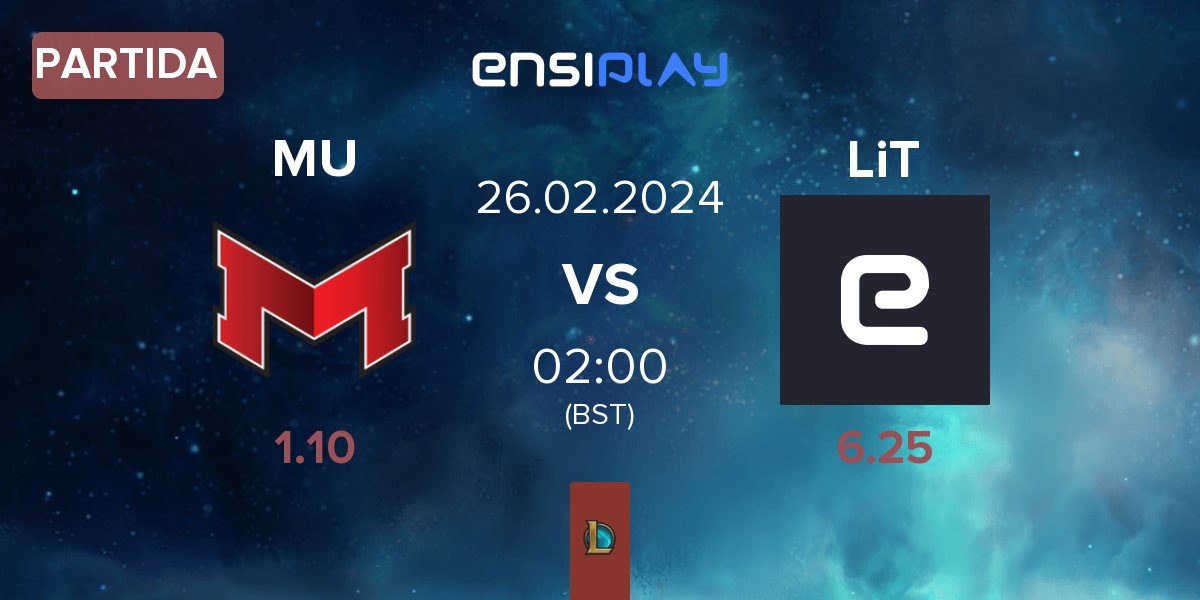 Partida Maryville University MU vs LiT Esports LiT | 26.02