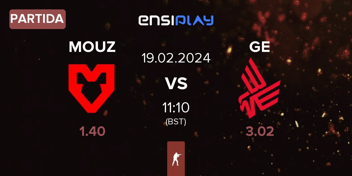 Partida MOUZ vs Guild Eagles GE | 19.02