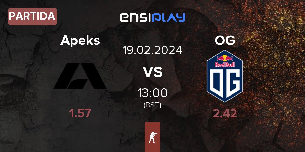 Partida Apeks vs OG Gaming OG | 19.02