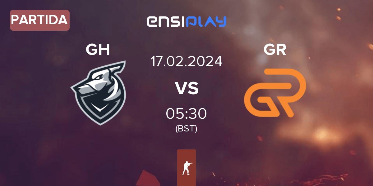 Partida Grayhound Gaming GH vs GR Gaming GR | 17.02