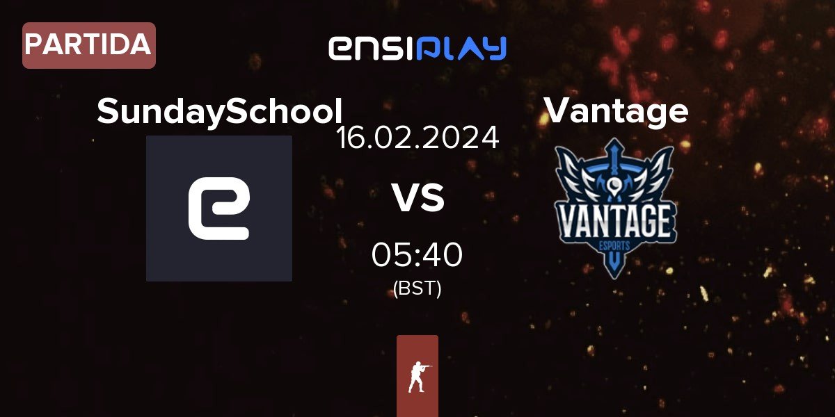 Partida sunday school SundaySchool vs Vantage | 16.02