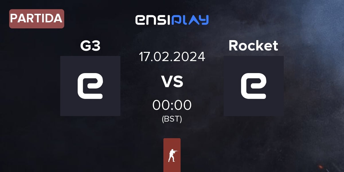 Partida G3 vs Rocket | 17.02