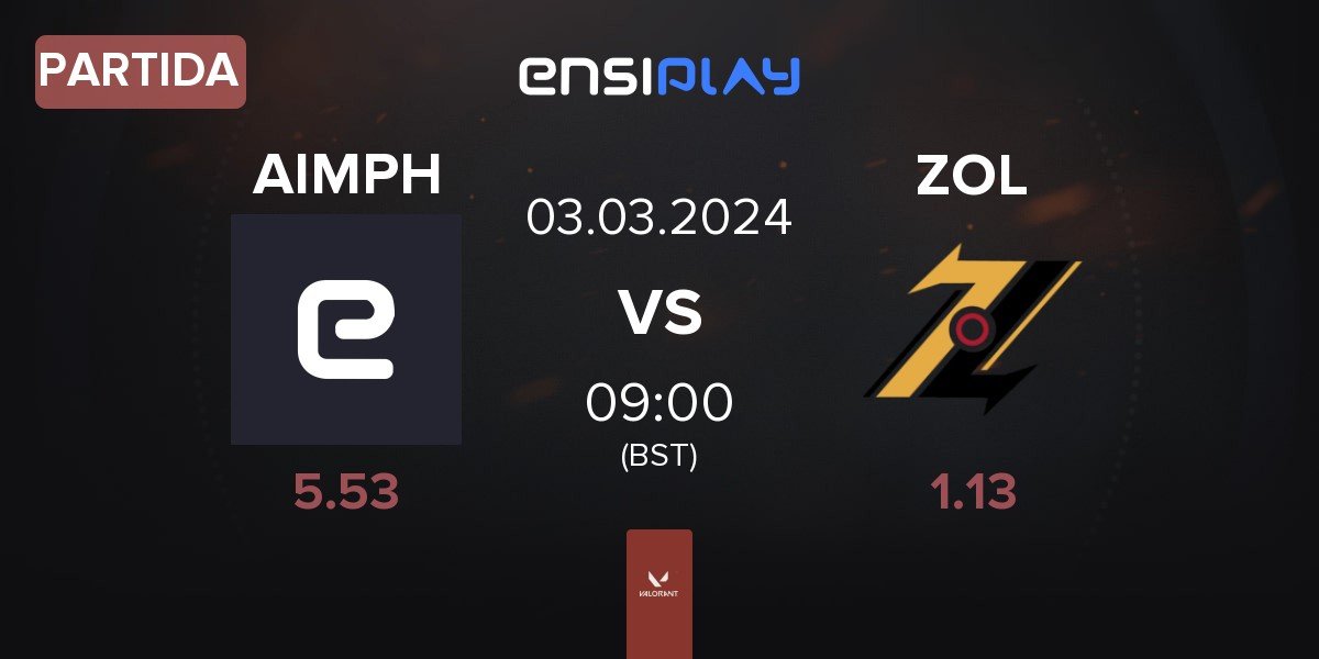 Partida AIM PH AIMPH vs ZOL Esports ZOL | 03.03