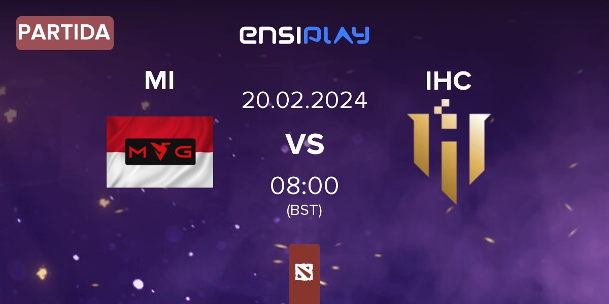 Partida MAG.Indonesia MI vs IHC Esports IHC | 20.02