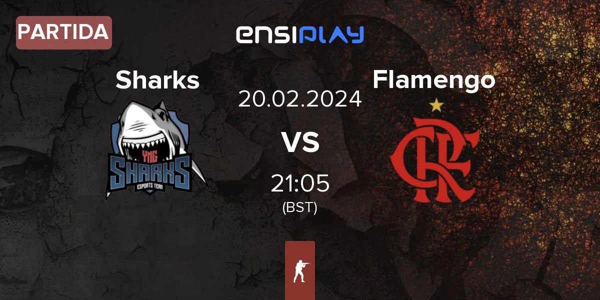 Partida Sharks Esports Sharks vs Flamengo Esports Flamengo | 20.02