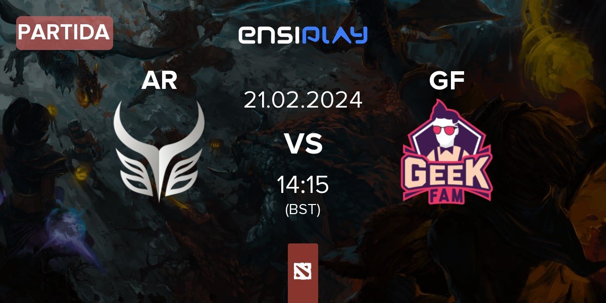 Partida Azure Ray AR vs Geek Fam GF | 21.02