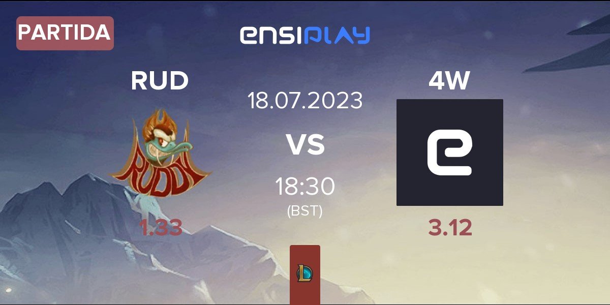 Partida Ruddy Esports RUD vs Fourth Wall 4W | 18.07