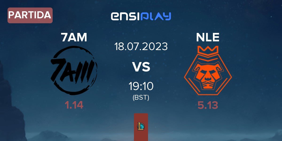 Partida ex-Team 7AM ex-7AM vs Northern Lions Esports NLE | 18.07