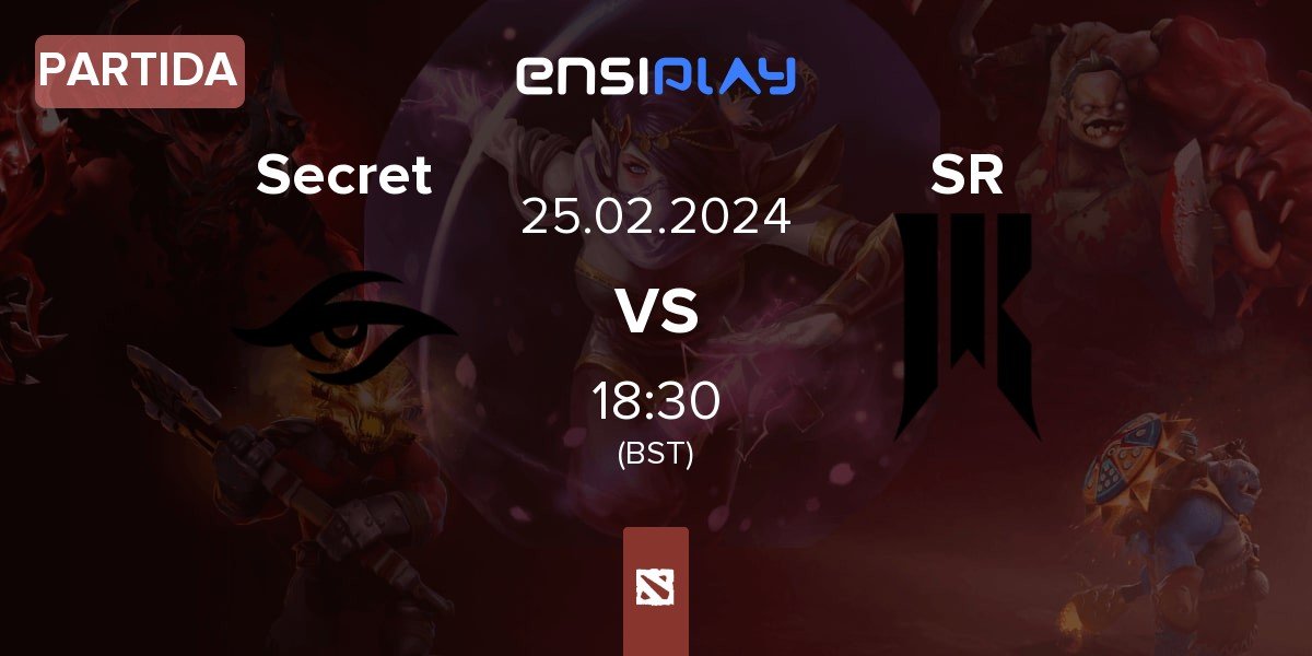 Partida Team Secret Secret vs Shopify Rebellion SR | 25.02