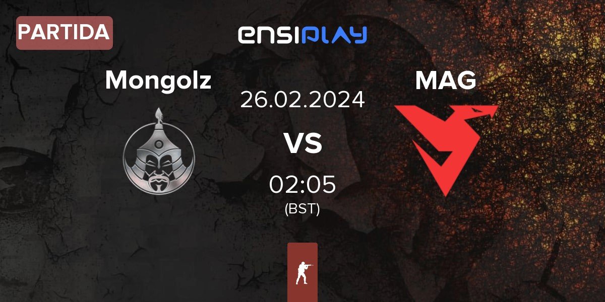 Partida The Mongolz Mongolz vs Myth Avenue Gaming MAG | 26.02