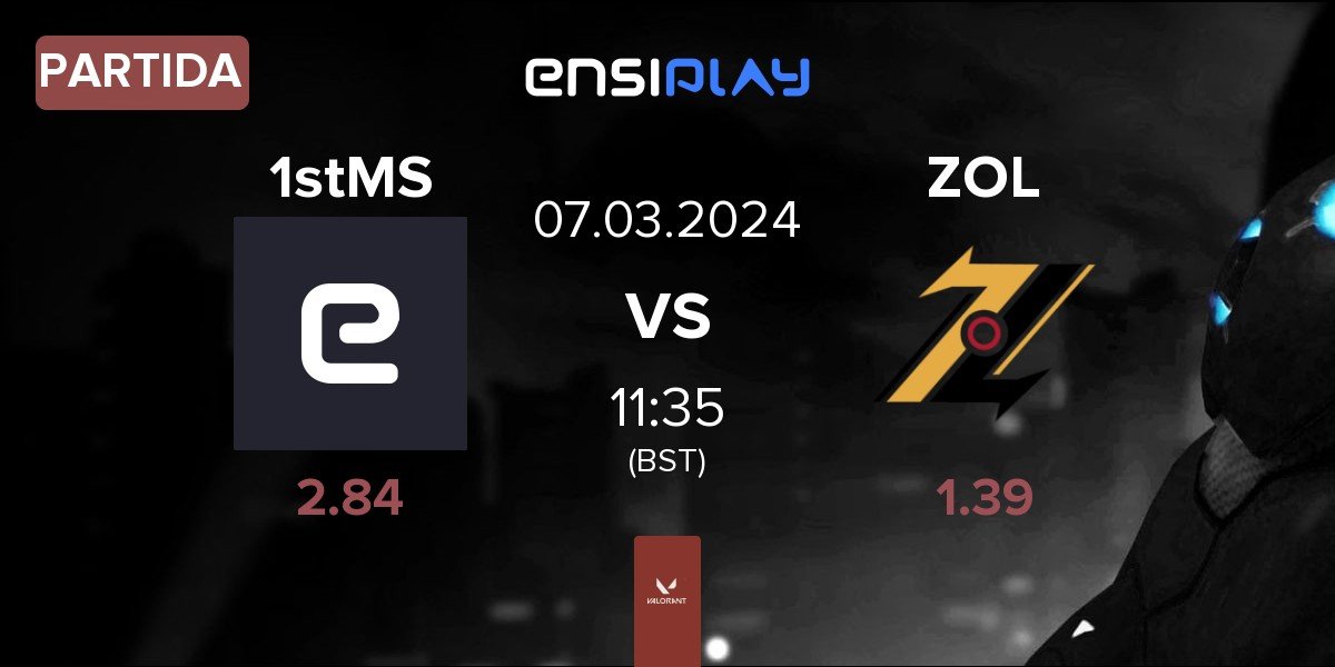 Partida 1st MegaSaver 1stMS vs ZOL Esports ZOL | 07.03