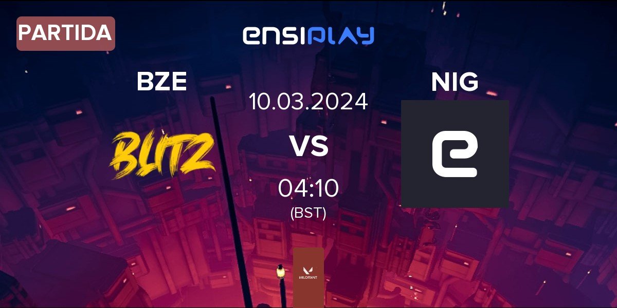 Partida Blitz Esports BZE vs Ninjas in Galaxy NG | 10.03