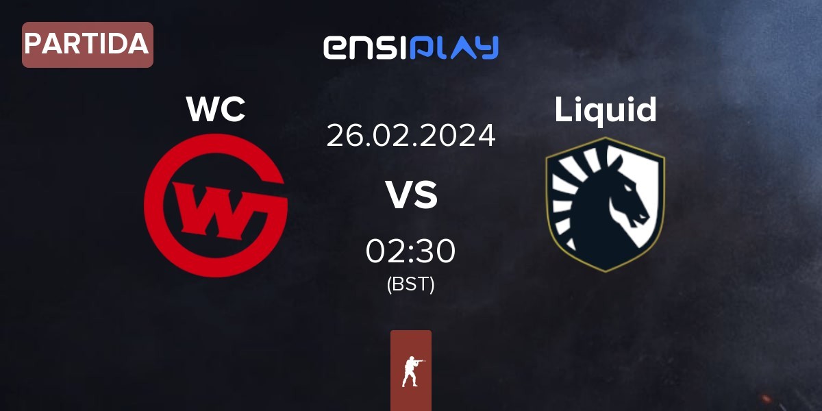 Partida Wildcard Gaming WC vs Team Liquid Liquid | 26.02