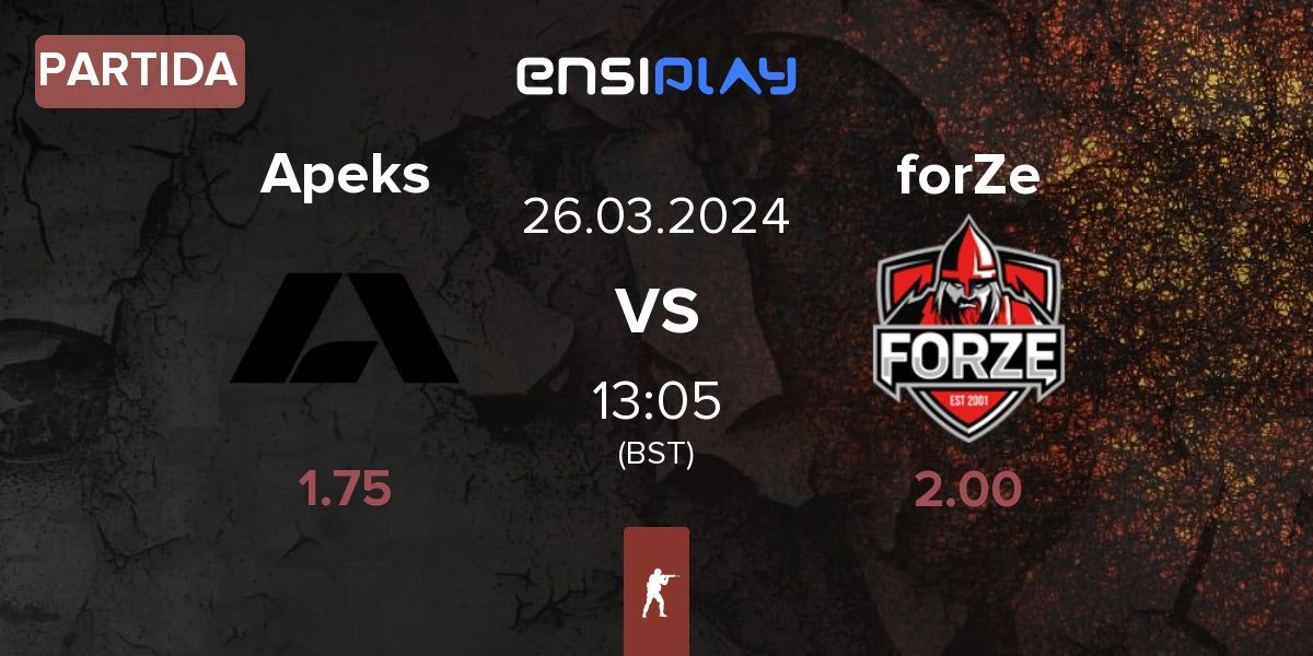 Partida Apeks vs FORZE Esports forZe | 26.03