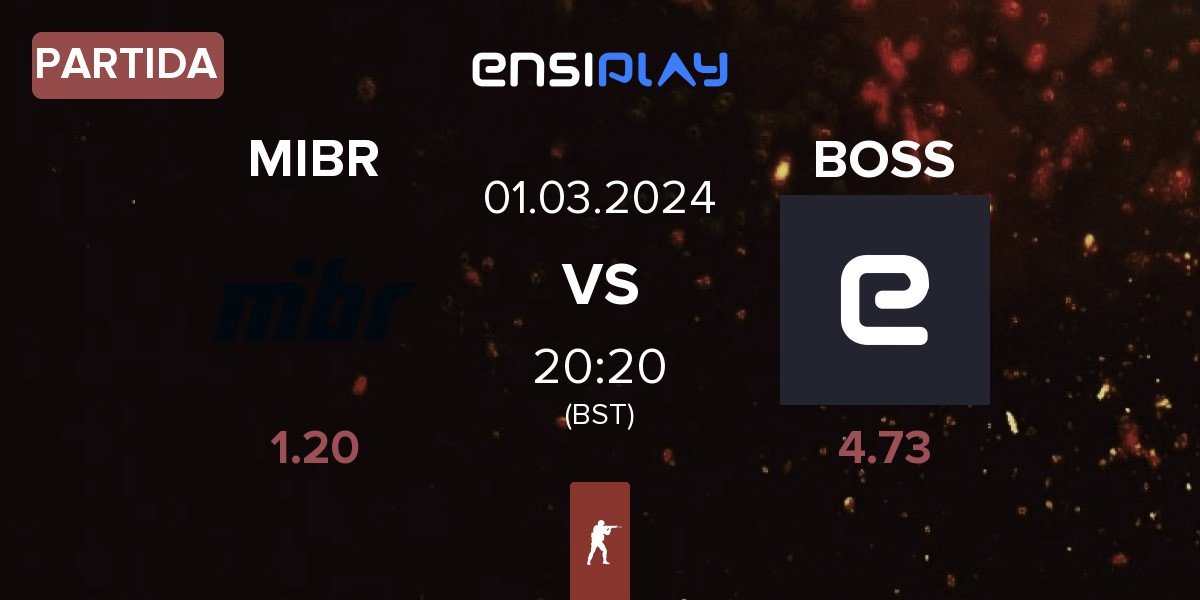 Partida Made in Brazil MIBR vs BOSS | 01.03